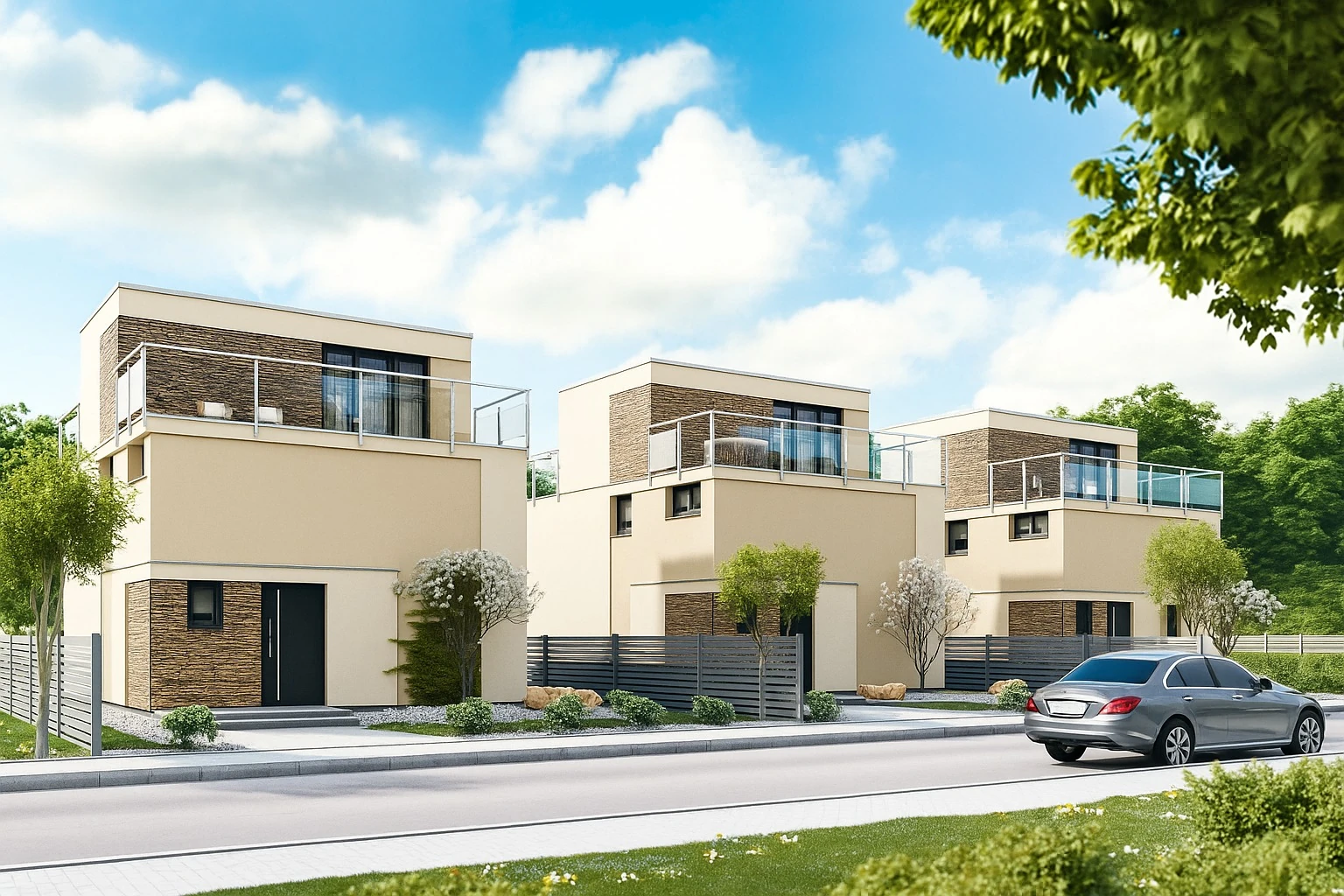 Einfamilienhäuser Wien 1220 – Hausansicht