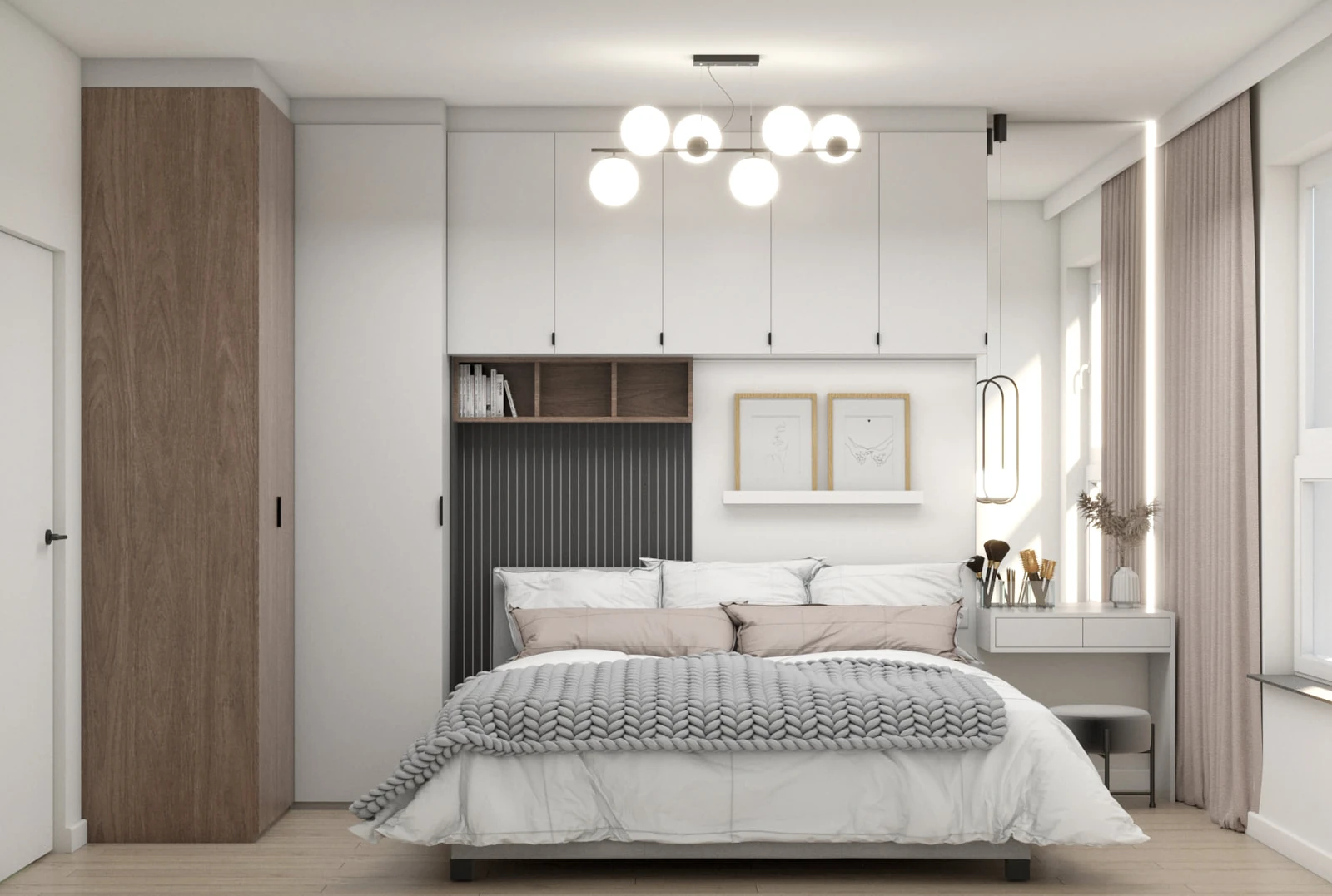 Bungalow Neufeld an der Leitha – stilvolles Schlafzimmer