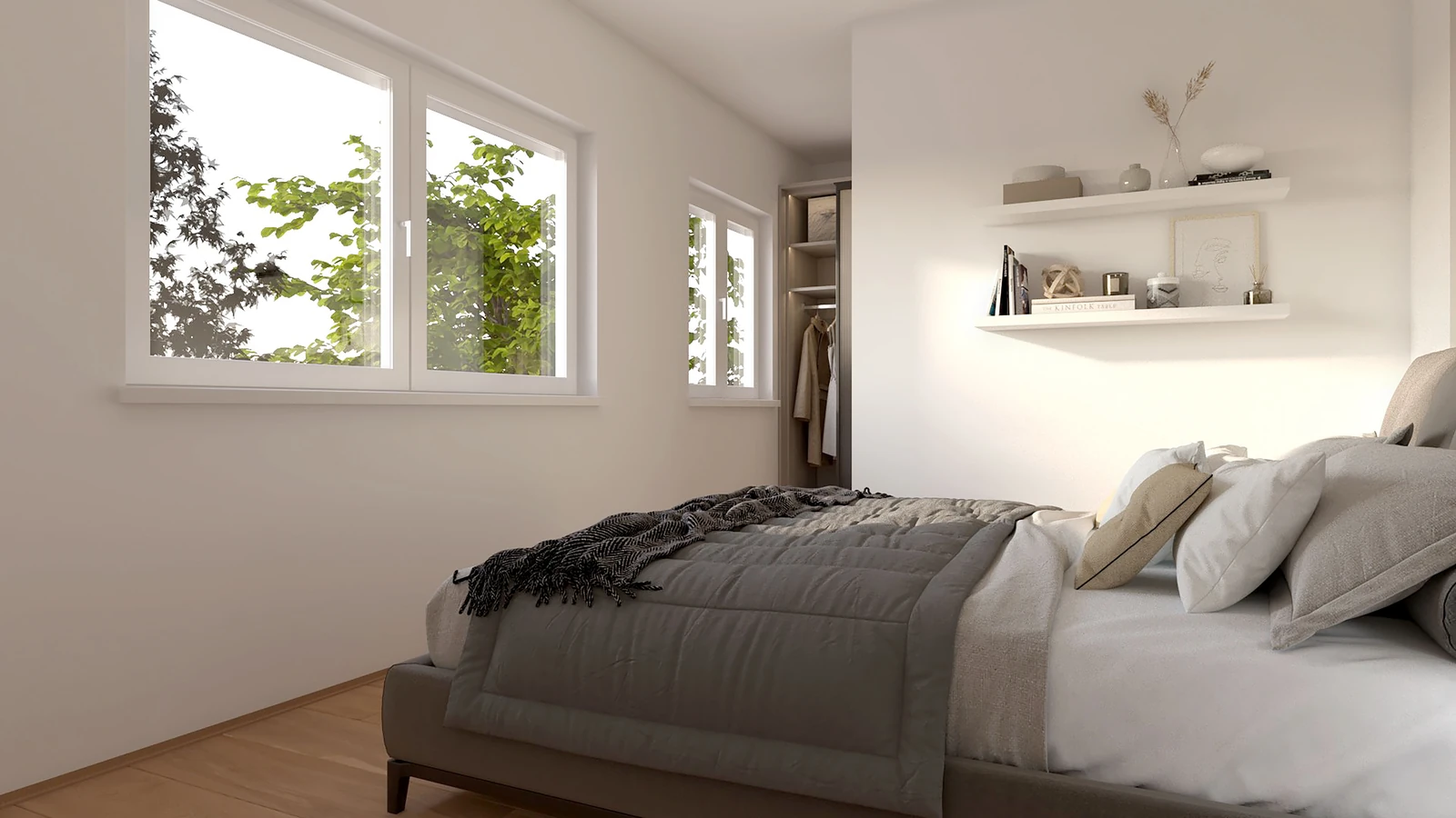 Einfamilienhäuser Felixdorf – Schlafzimmer